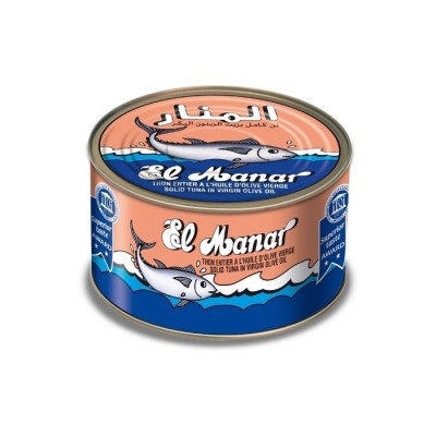 EL MANAR TUNA WITH OLIVE OIL 400G