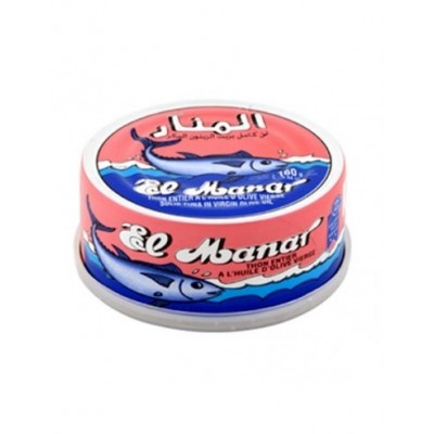 EL MANAR TUNA WITH OLIVE OIL 160G 