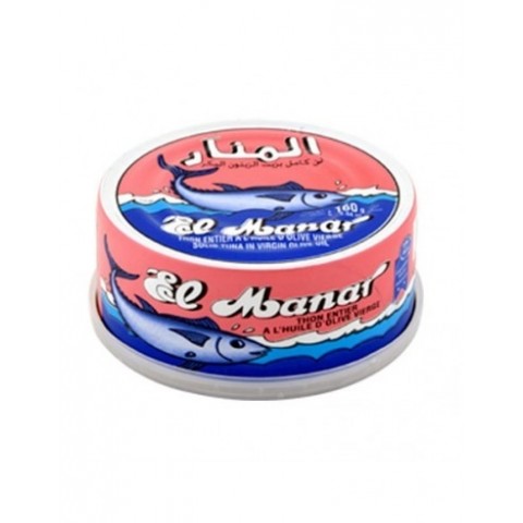 EL MANAR TUNA WITH OLIVE OIL 160G 