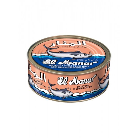 EL MANAR TUNA WITH OLIVE OIL 1KG 