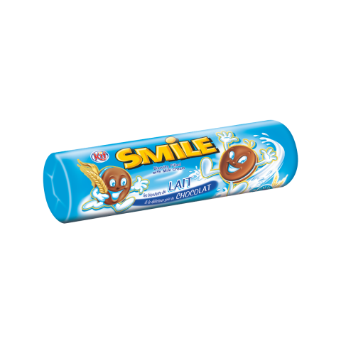 SMILE BISCUIT MILK CHOCOLATE 190G 